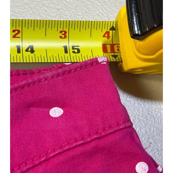 Style & Co Womens Size 10 Mid Rise Curvy Capri Pants Polka Dot Pink - Picture 6 of 11